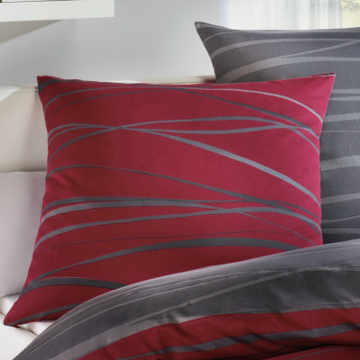 Makosaténové obliečky Motion rubin 140x200, 70x90