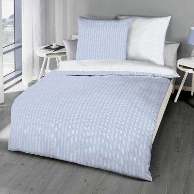 Perkalové obliečky Eternity modré, 140x200, 70x90