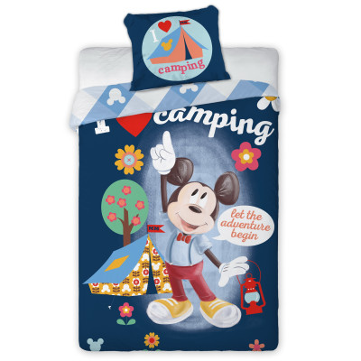 Obliečky Disney Mickey Camping - 140x200, 70x90