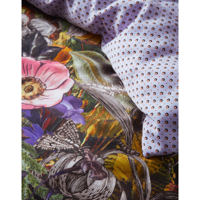 Luxusné obliečky Annelinde lilac 140x200, 70x90 - 100% bavlněný satén