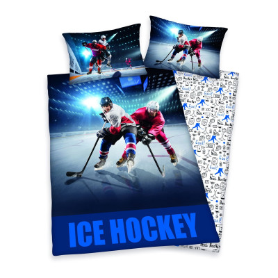 Obliečky Lední hokej Herding - 140x200, 70x90, 100% bavlna