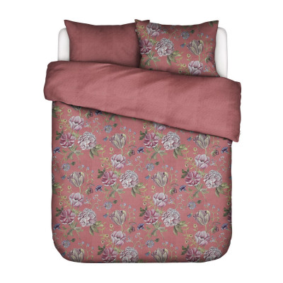 Luxusní povlečení Elizabeth rabarber 140x200, 70x90 - 100% bavlněný satén