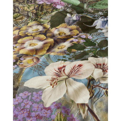 Luxusné obliečky Essenza Iris denim 140x200, 70x90 - 100% bavlněný satén