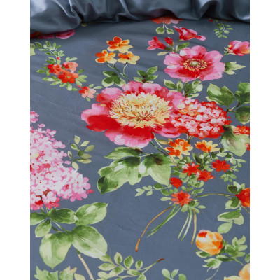 Luxusné obliečky  Claudi washed blue 140x200, 70x90 - 100% bavlněný satén