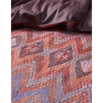 Luxusní povlečení Fabienne terra 140x200, 70x90 - 100% bavlněný satén