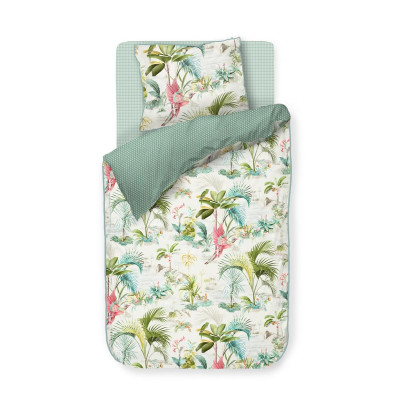 Luxusní povlečení PIP Palm Scenes white - 140x200, 70x90