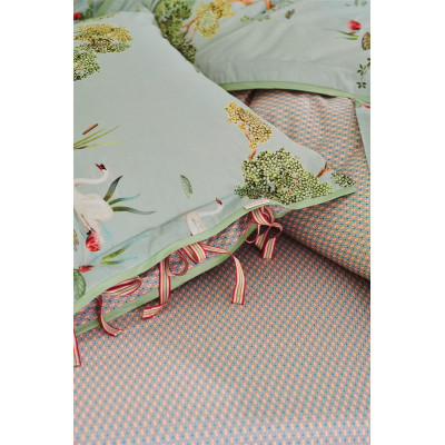 Luxusné obliečky PIP Little Swan grey - 200x200, 2 ks 70x90