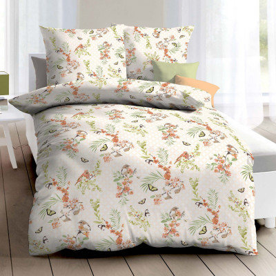 Obliečky Spring Birds 140x200, 70x90 - jersey bio