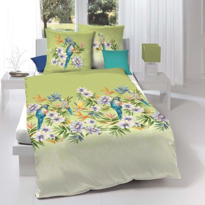 Obliečky Tropical Parrots 140x200, 70x90 - makosatén