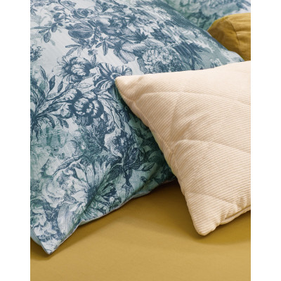 Luxusní povlečení Aurelie Iceblue 140x200, 70x90 - 100% bavlněný satén