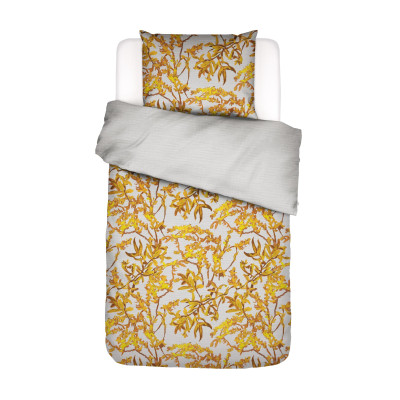 Luxusné obliečky Bowie silver 140x200, 70x90 - 100% bavlnený satén