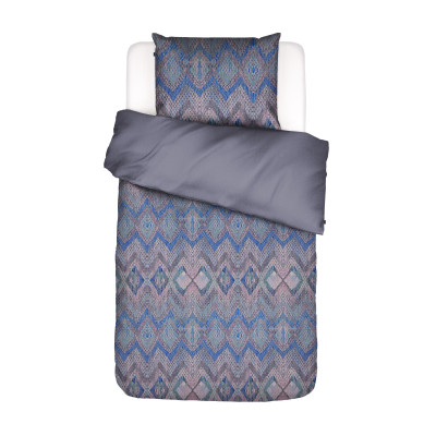 Luxusní povlečení Fabienne blue 140x200, 70x90 - 100% bavlněný satén