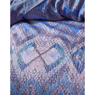 Luxusné obliečky Fabienne blue  140x200, 70x90 - 100% bavlněný satén