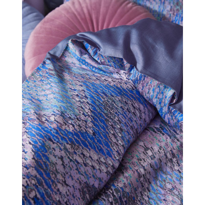 Luxusné obliečky Fabienne blue  140x200, 70x90 - 100% bavlněný satén