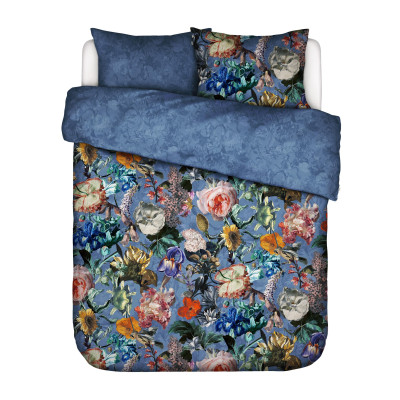 Luxusné obliečky Famke Moonlight blue 140x200, 70x90 - 100% bavlnený satén