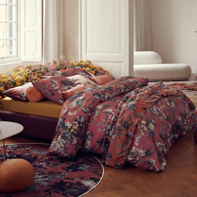 Luxusné obliečky Isabelle marsala 140x200, 70x90 - 50%bavlna, 50% lyocell