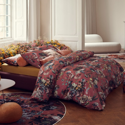 Luxusné obliečky Isabelle marsala 140x200, 70x90 - 50%bavlna, 50% lyocell