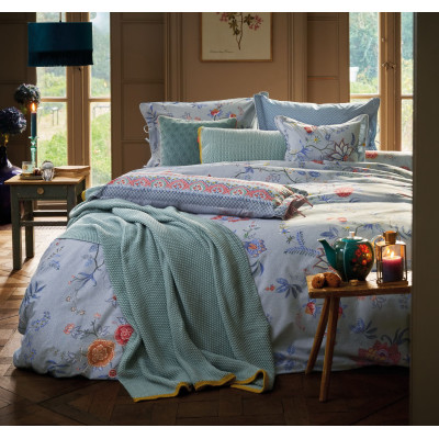 Luxusné obliečky PIP Flower Festival blue - 200x200, 2ks 70x90