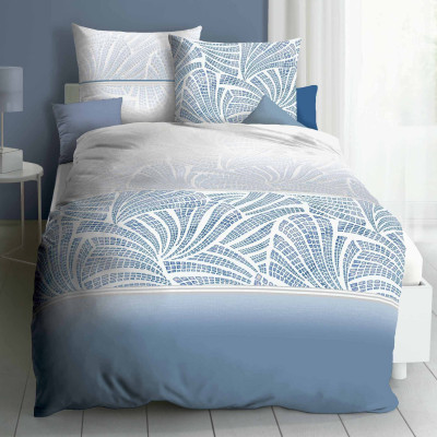 Povlečení Seashell modré 140x200, 70x90 - makosatén