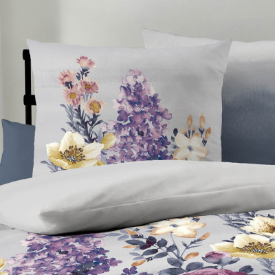 Povlečení Noemi indigo, 140x200, 70x90 makosatén