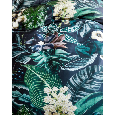 Luxusní povlečení June nightblue 140x200, 70x90 - 100% bavlněný satén