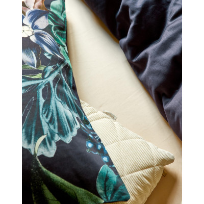 Luxusní povlečení June nightblue 140x200, 70x90 - 100% bavlněný satén