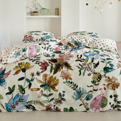 Luxusné obliečky Fauve antique white 140x200, 70x90 - 100% bavlnený satén