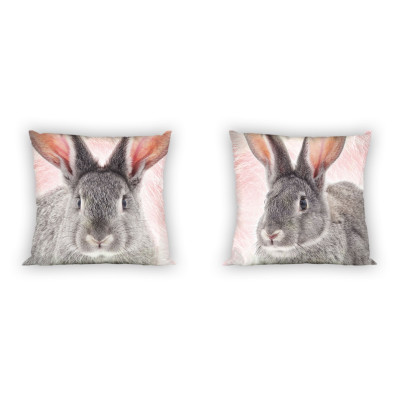 Povlak na vankúšik Králík 40x40 cm, 100% bavlna