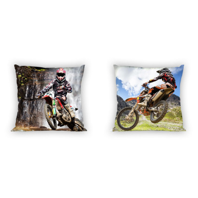 Povlak na vankúšik Motokros FR007 40x40 cm, 100% bavlna