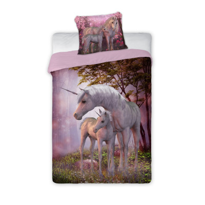 Obliečky Jednorožci Horses Collection FR005 - 140x200, 70x90 - 100% bavlna