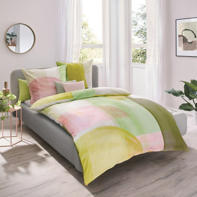 Obliečky Mako satén Makro limone, 140x220, 70x90