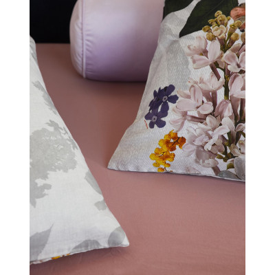 Luxusní povlečení Lana white 140x200, 70x90 - 100% bavlněný satén