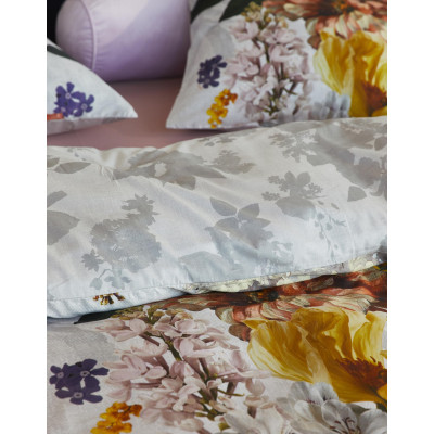 Luxusní povlečení Lana white 140x200, 70x90 - 100% bavlněný satén