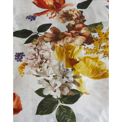 Luxusní povlečení Lana white 140x200, 70x90 - 100% bavlněný satén