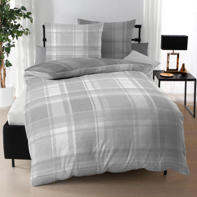 Povlečení Transparency šedé, 140x200, 70x90 - makosatén