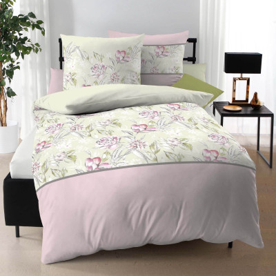 Obliečky Amanda rosa, 140x200, 70x90 - makosatén