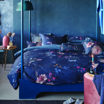 Luxusné obliečky PIP Tokyo bouquet dark blue - 140x200, 70x90