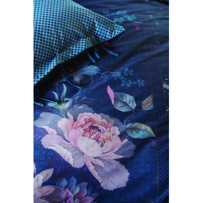 Luxusní povlečení PIP Tokyo bouquet dark blue - 140x200, 70x90