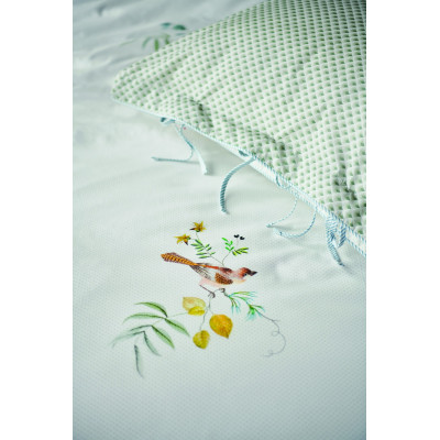 Luxusné obliečky PIP Little birds white - 200x200, 2x70x90