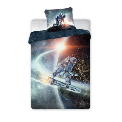 Obliečky Astronaut 02 140x200, 70x90 - 100% bavlna