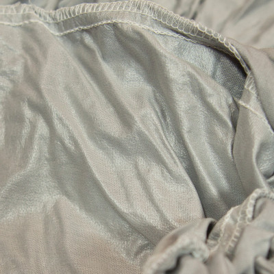 Nepropustné a prodyšné bambusové prostěradlo s polyuretanem 90x200 - světle šedé