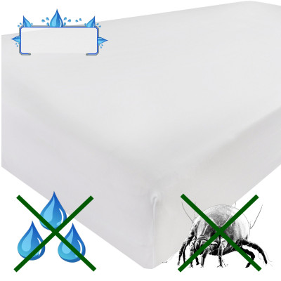 Jersey nepriepustné PREMIUM prestieradlo vrátane bokov s PU 160x200