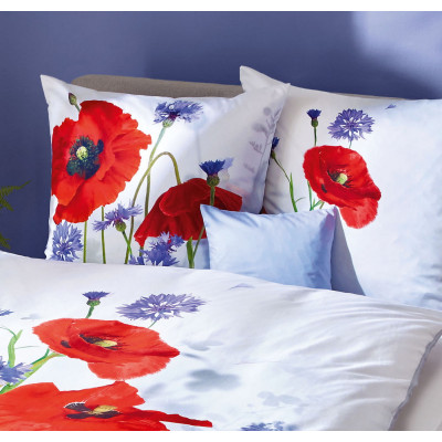 Obliečky Red and blue červené 140x200, 70x90 - makosatén