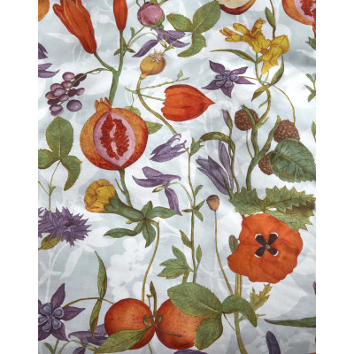 Luxusné obliečky Phaedra Hazy Blue 140x200, 70x90 - 100% bavlnený satén