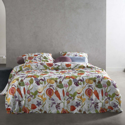 Luxusné obliečky Phaedra Hazy Blue 140x200, 70x90 - 100% bavlnený satén