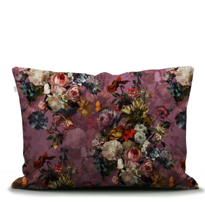 Luxusní povlečení Karli Purple tulip 140x200, 70x90 - 100% bavlněný satén