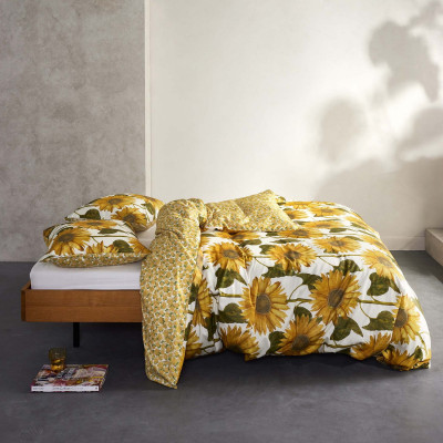 Luxusní povlečení Yule Vanilla 140x200, 70x90 - 100% bavlněný satén