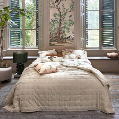 Luxusní povlečení Annebella Vanilla 140x200, 70x90 - 100% organický bavlněný satén