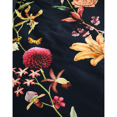 Luxusní povlečení Feda nightblue 200x200, 2ks 70x90 - 100% bavlněný satén