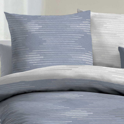 Obliečky Mako satén holubí, 140x220, 70x90